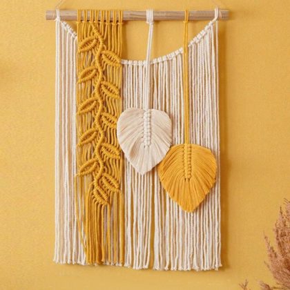 Boho Woven Macrame Wall Hanging Tapestry Wall Decor