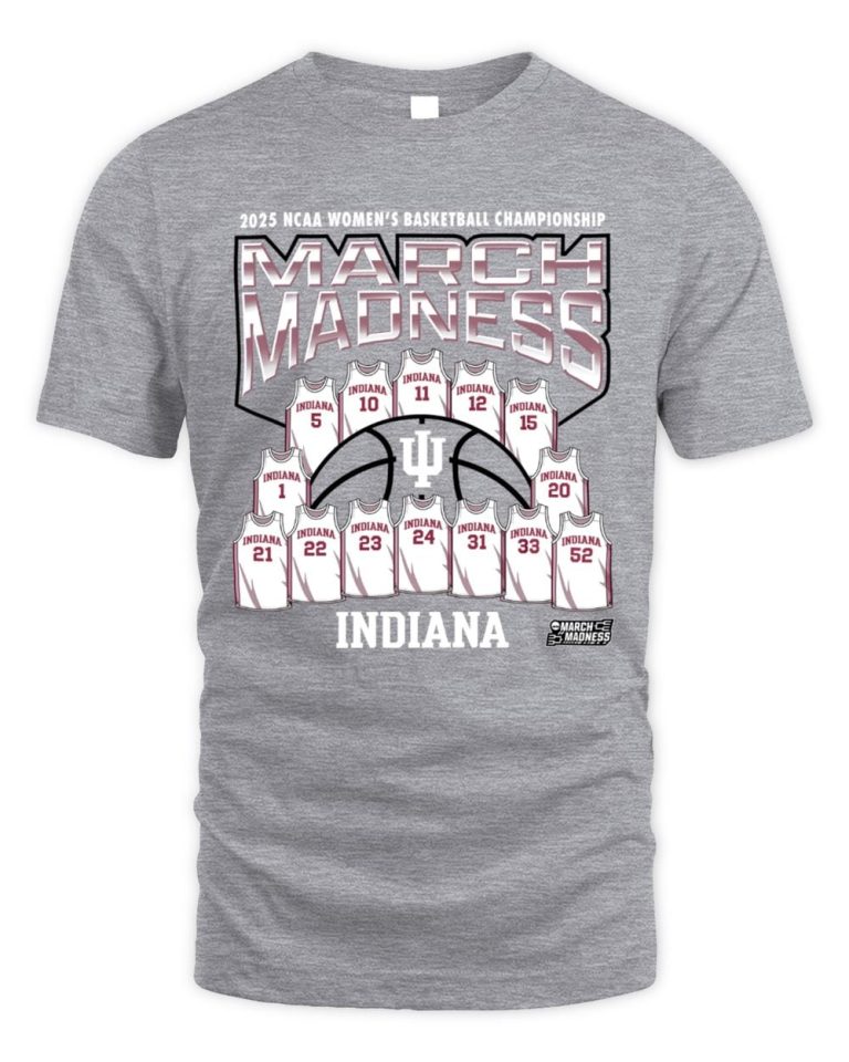 Official Indiana Women's Basketball Jersey Madness 2025 Hoodie